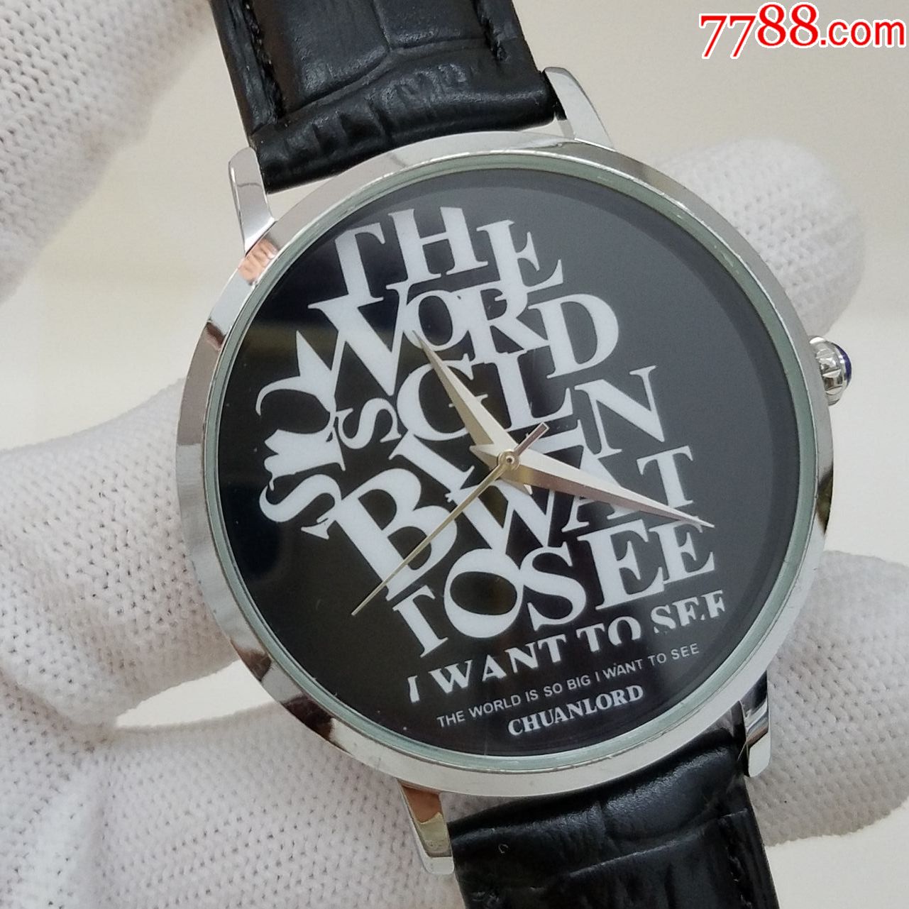 【美品】【大号】chuanlord石英男表【瑞士进口机芯