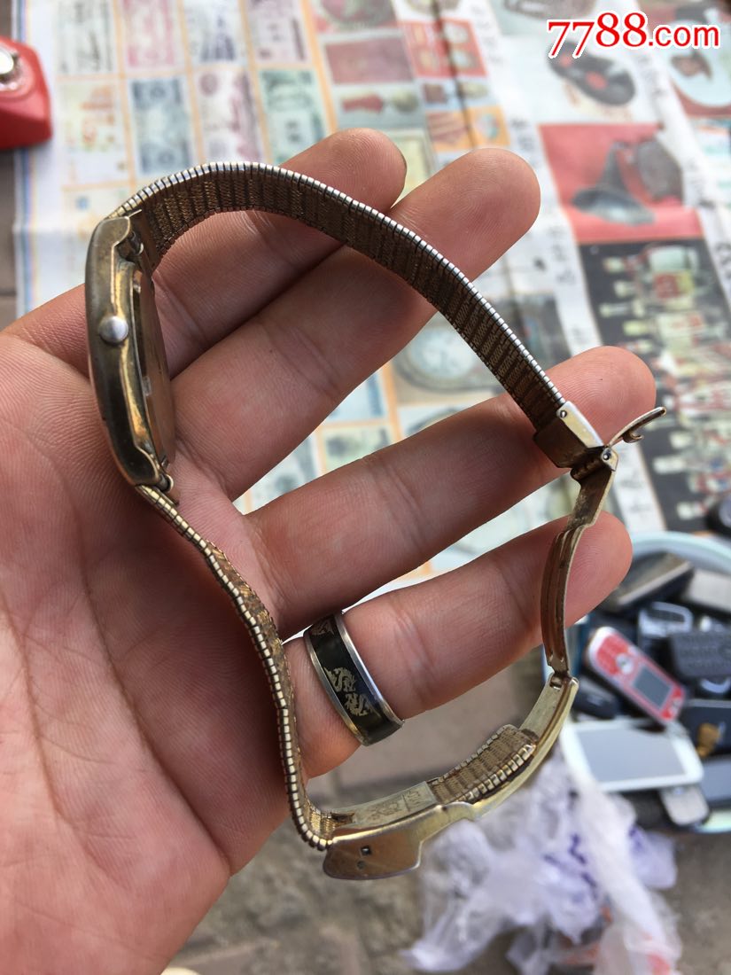 cinta先达牌双日历石英男表