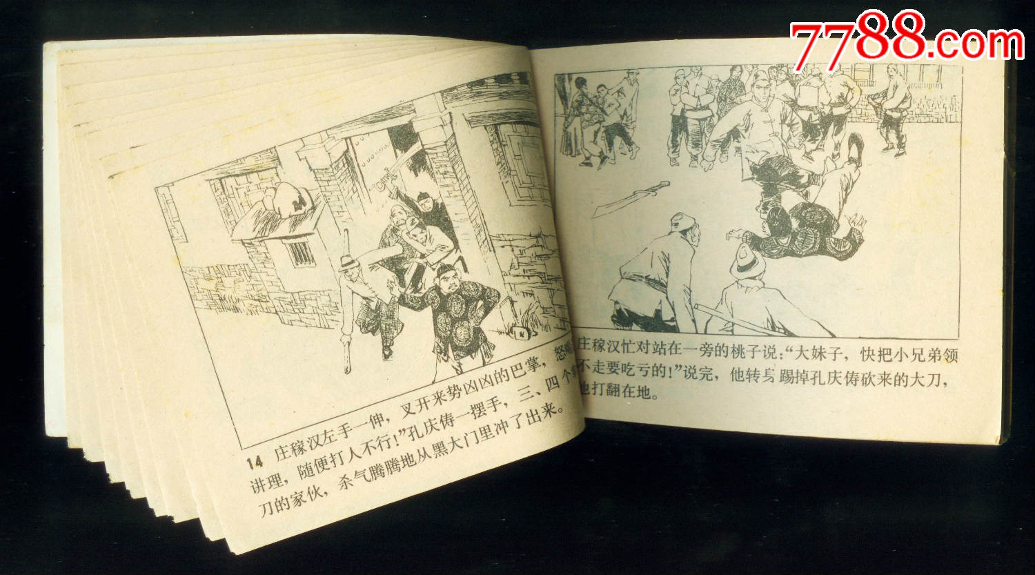 【山菊花】(上下册全)天津版!_连环画/小人书_第5张