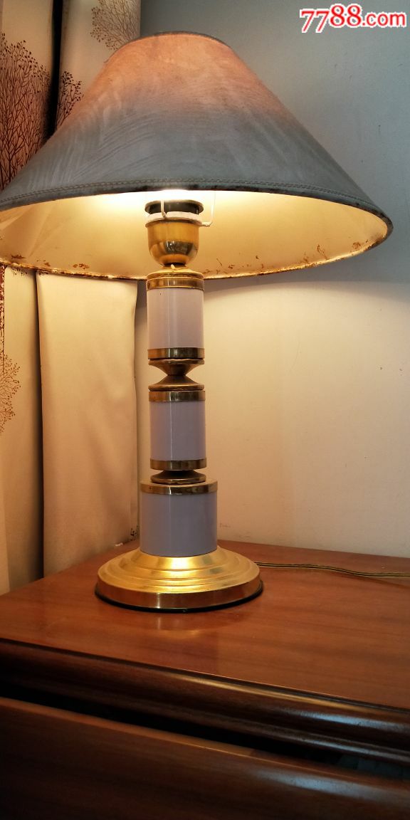 老台灯复古立柱床头灯
