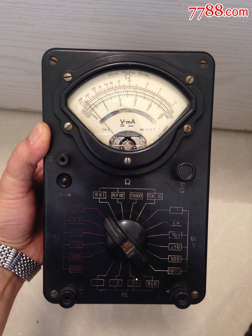 老万用表!少见!昭和29年1月制