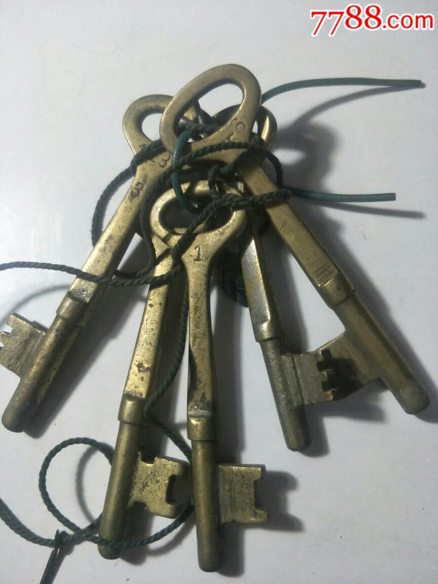 老铜锁,钥匙