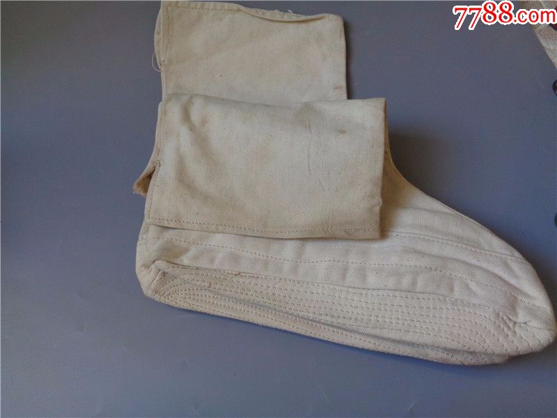 民国时期老布袜子一双