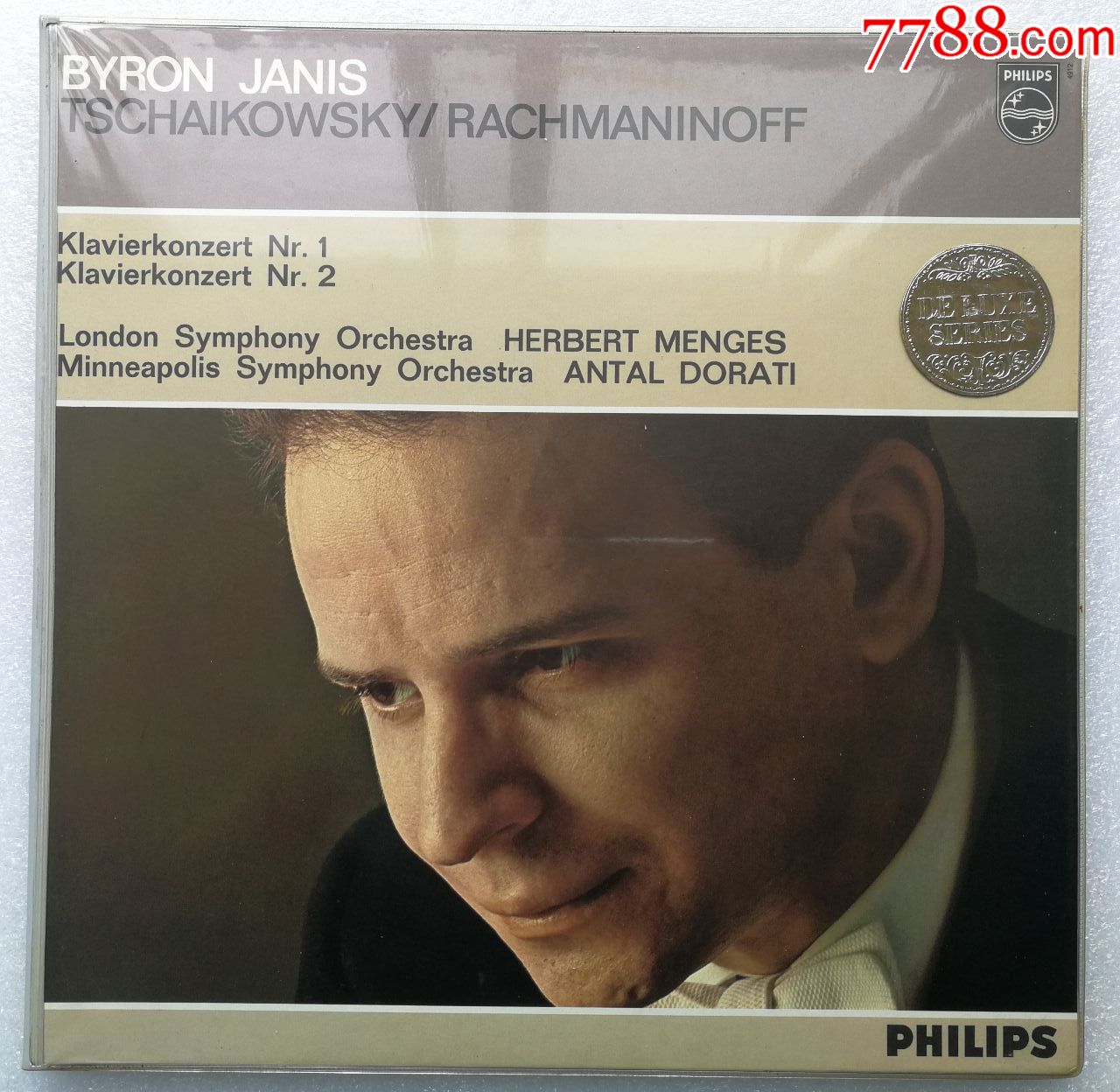 豪华系列--拜伦·贾尼斯演奏柴可夫斯基/拉赫玛尼诺夫协奏曲,指挥伦敦