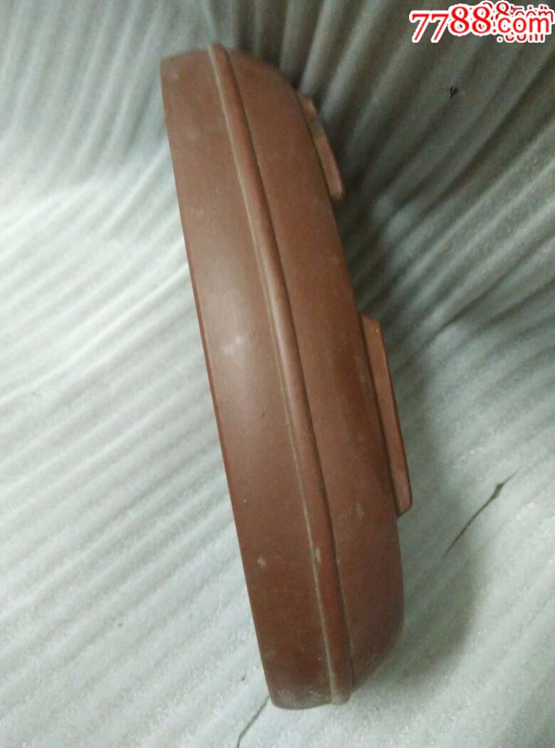 精致紫砂花盆底带篆字款中国宜兴名家玉红作品无磕碰