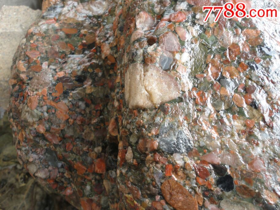 传说中的七彩石原石