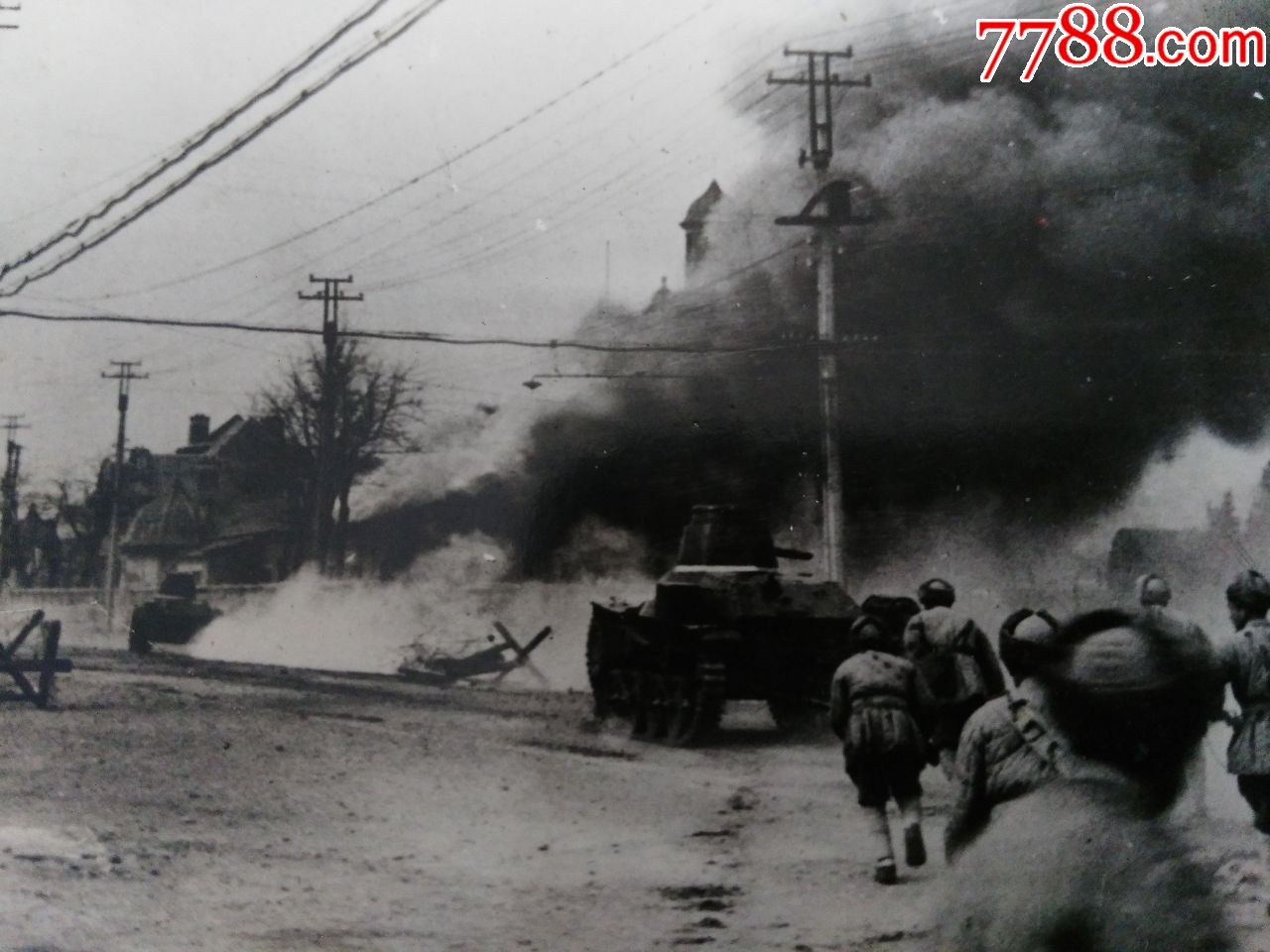 老照片:1949年1月,解放天津