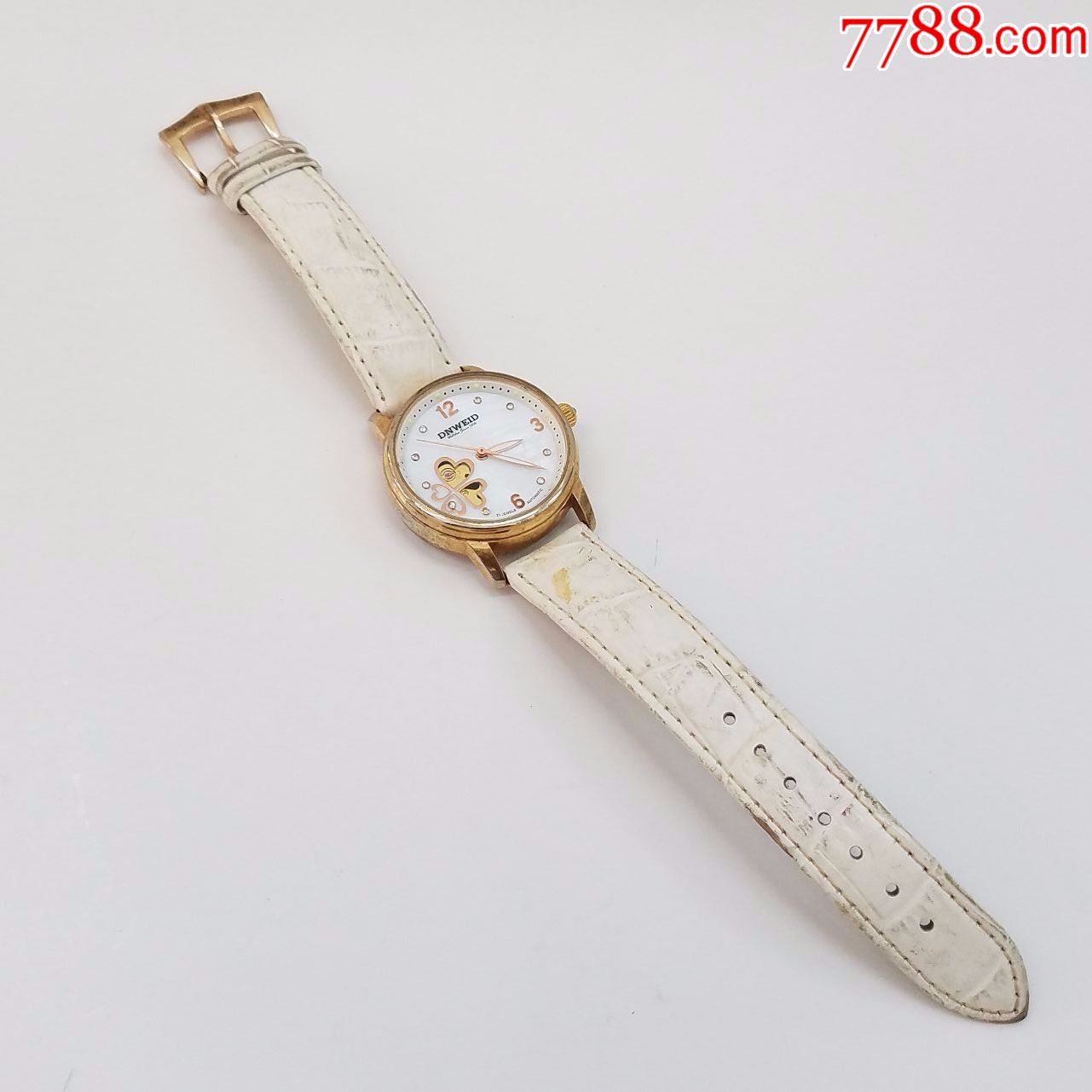 机械女表【金机芯】【漂亮天然贝壳镂空心形图纹表盘】,手表/腕表_第4