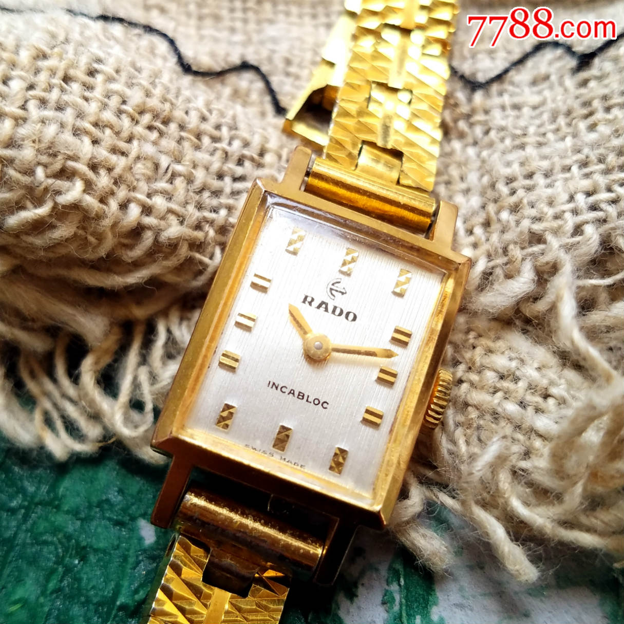 娇小玲珑-独特优雅长方形表款!】瑞士名表rado雷达-手卷机械女表