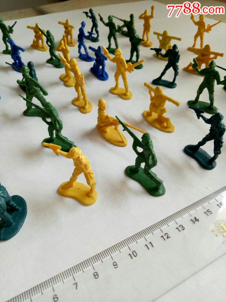 小兵人塑料袖珍玩具43个-au18476494-其他传统玩具-加价-7788收藏