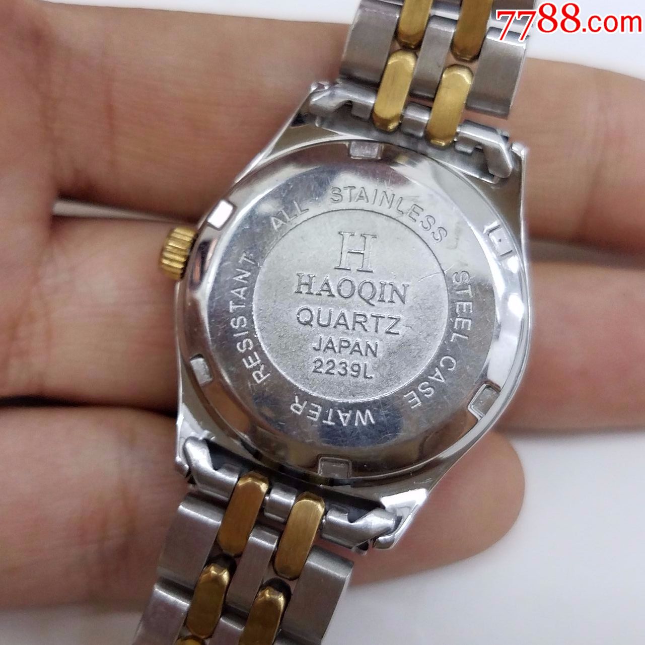 豪琴haoqin电子女表【间金表款】【漂亮闪钻罗马刻度,金针】【走时