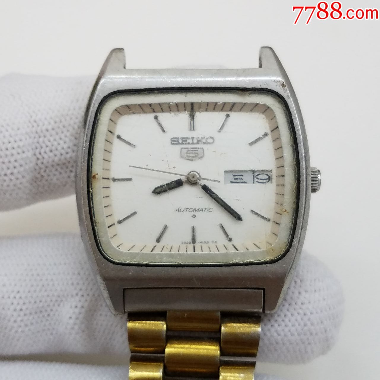 日本精工5号系列自动机械男表【6309机芯】【电视机壳型】