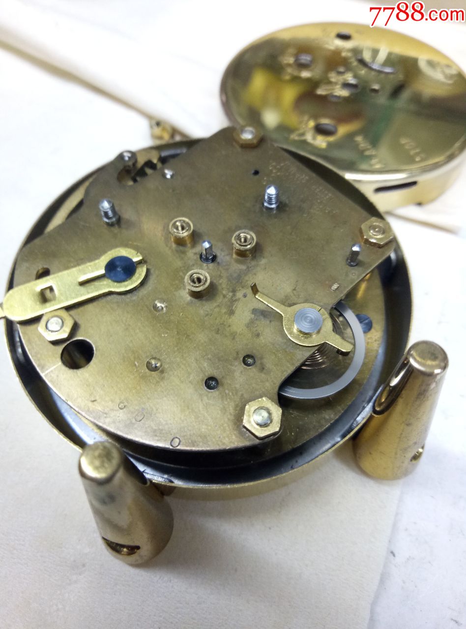 西德全铜机芯小闹钟