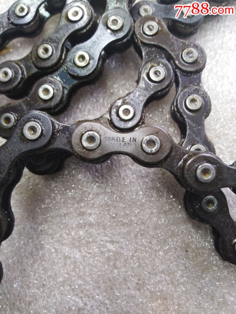英国凤头自行车链条,未使用过,全新古董-au18490728-车辆配件-加价