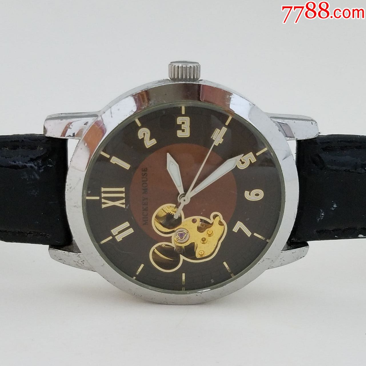 MICKEYMOUSE米奇老鼠自动机械男表【金机