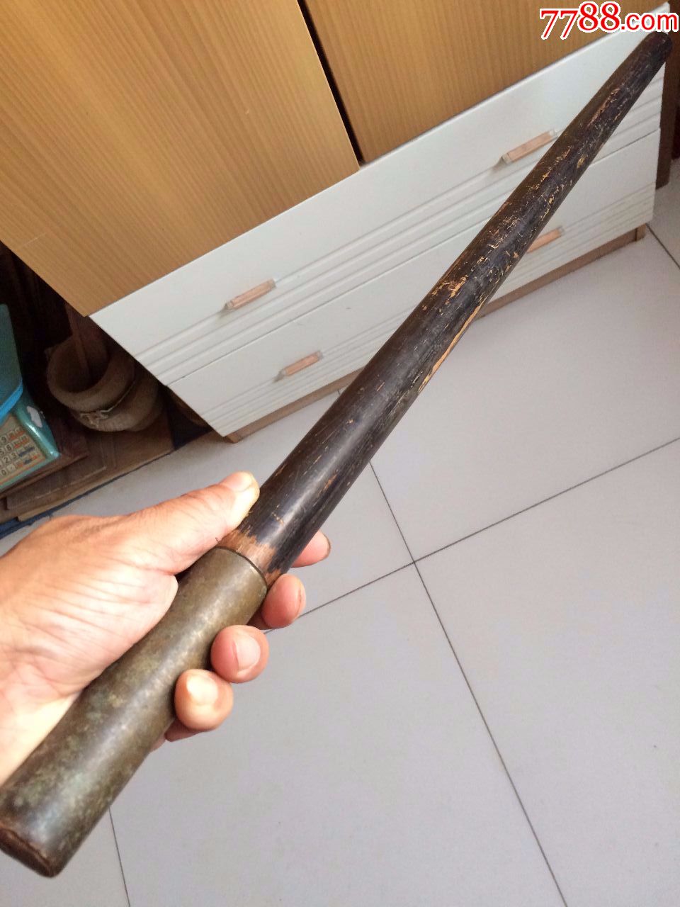 清朝硬木家法棍-au18506455-木棍/擀面杖-加价-7788收藏__中国收藏