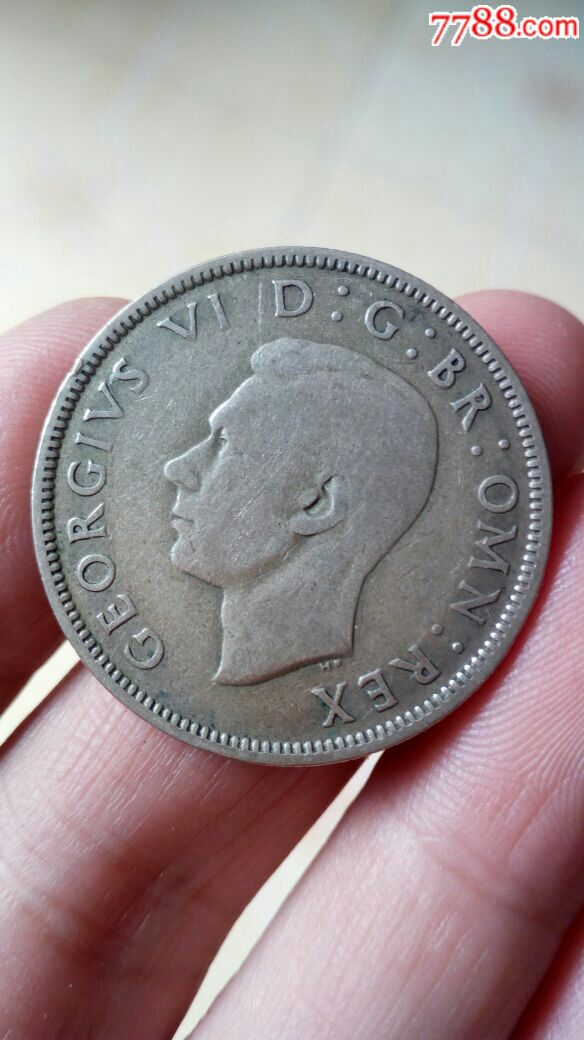 英国2先令银币