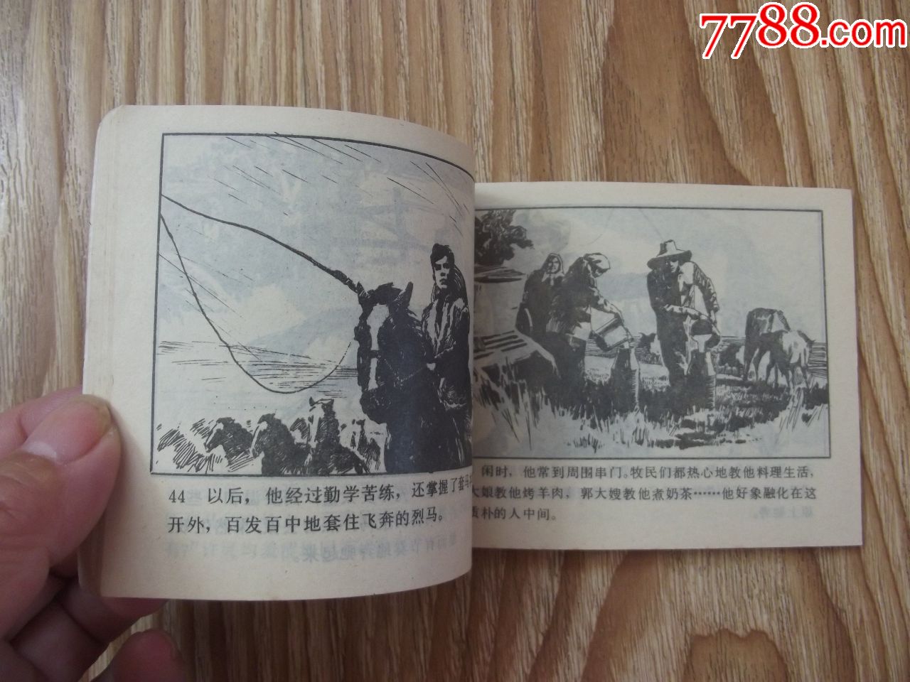 牧马人之歌(面底有褶,斑点)自己定品,看好图在