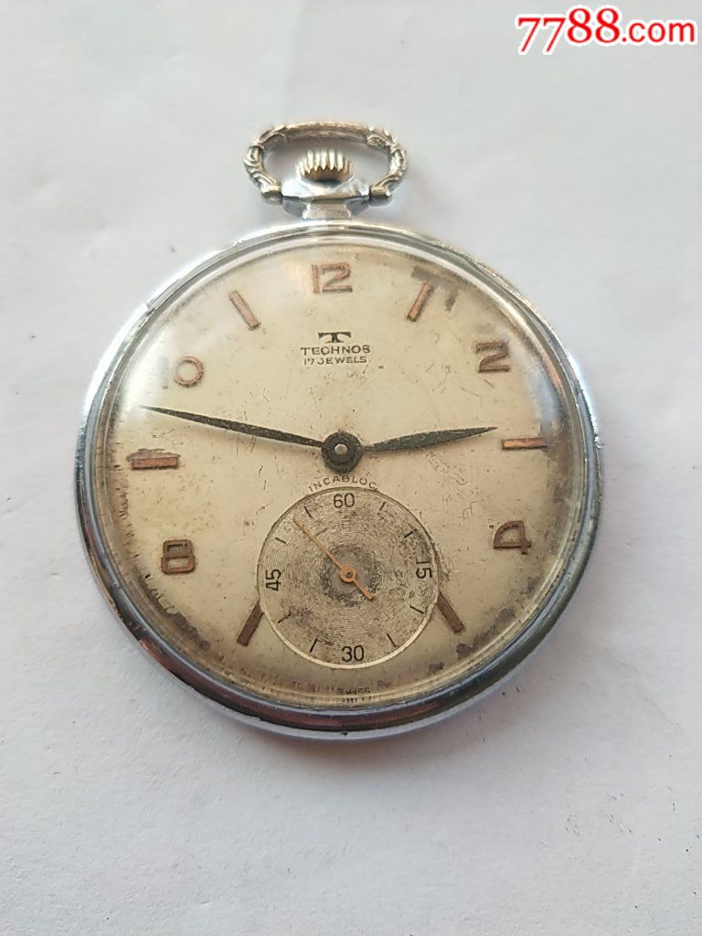 民国瑞士手动天克诺怀表