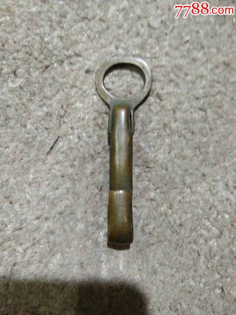 民国全铜老钥匙锁扣