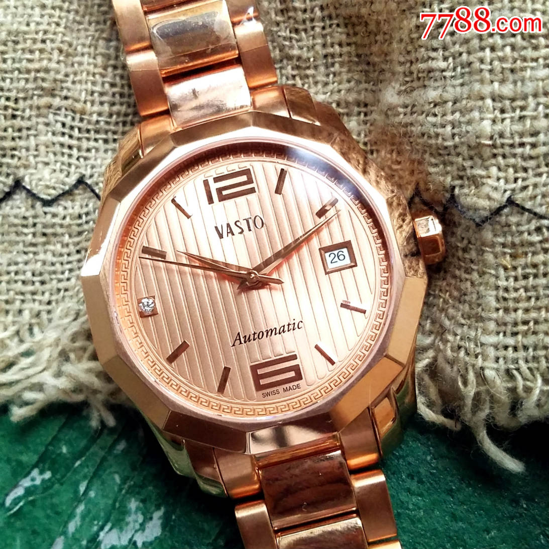 vasto华斯度-纵横系列自动机械男表-au18622426-手表/腕表-加价-7788