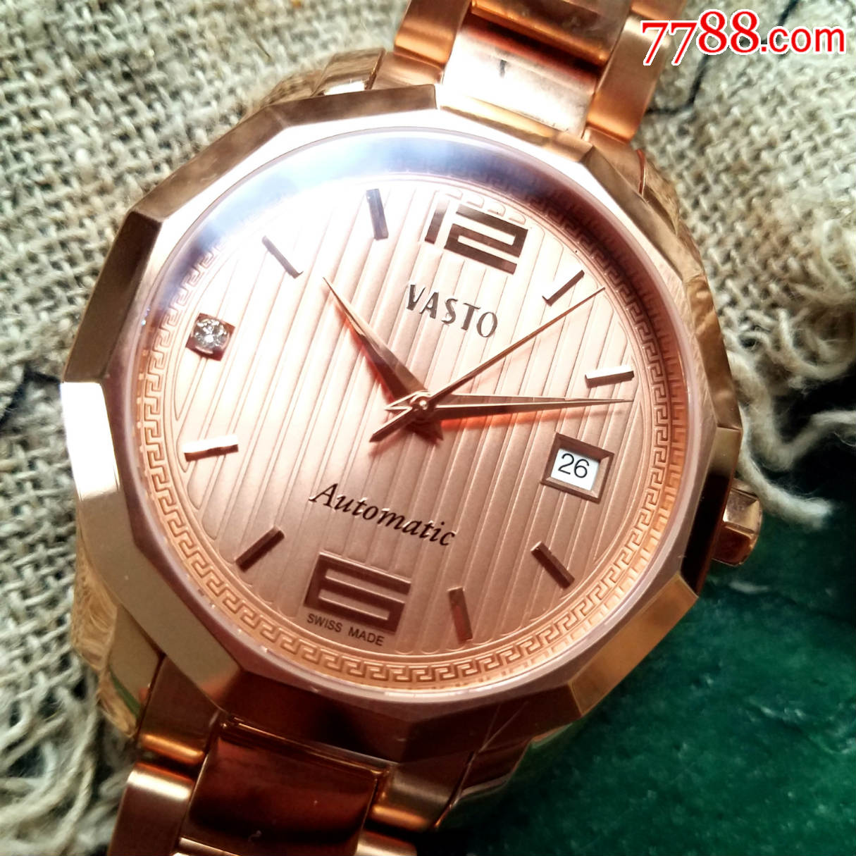 vasto华斯度-纵横系列自动机械男表-au18622426-手表/腕表-加价-7788