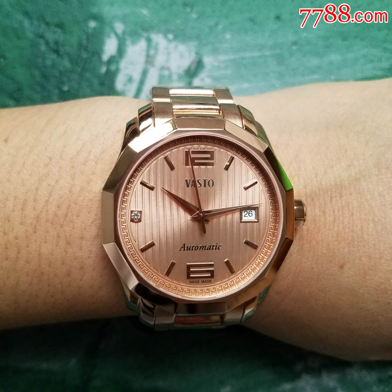 vasto华斯度-纵横系列自动机械男表-au18622426-手表/腕表-加价-7788