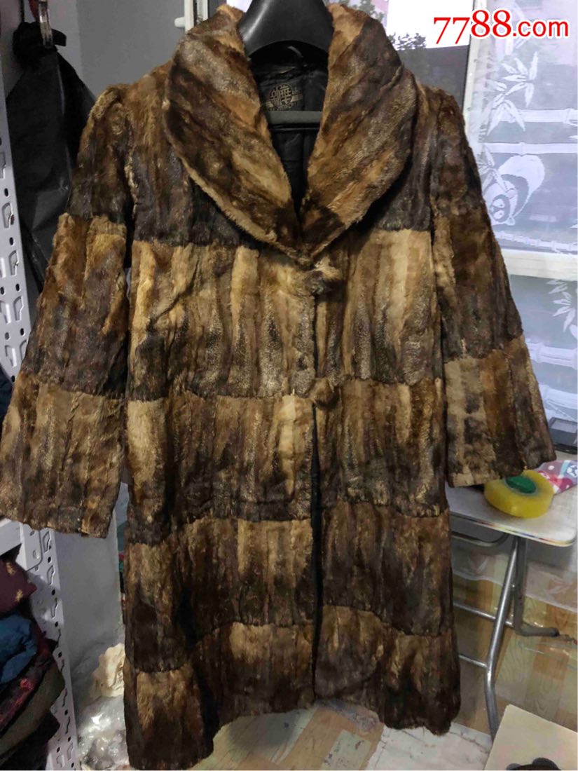 民国火狐腿皮草大衣