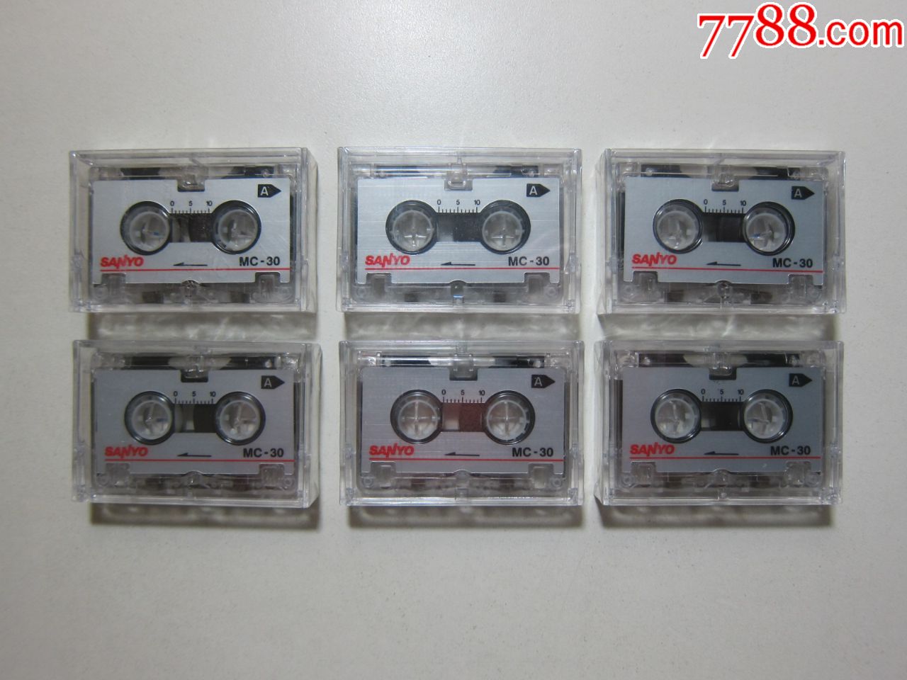 小磁带6盒,全新未拆封