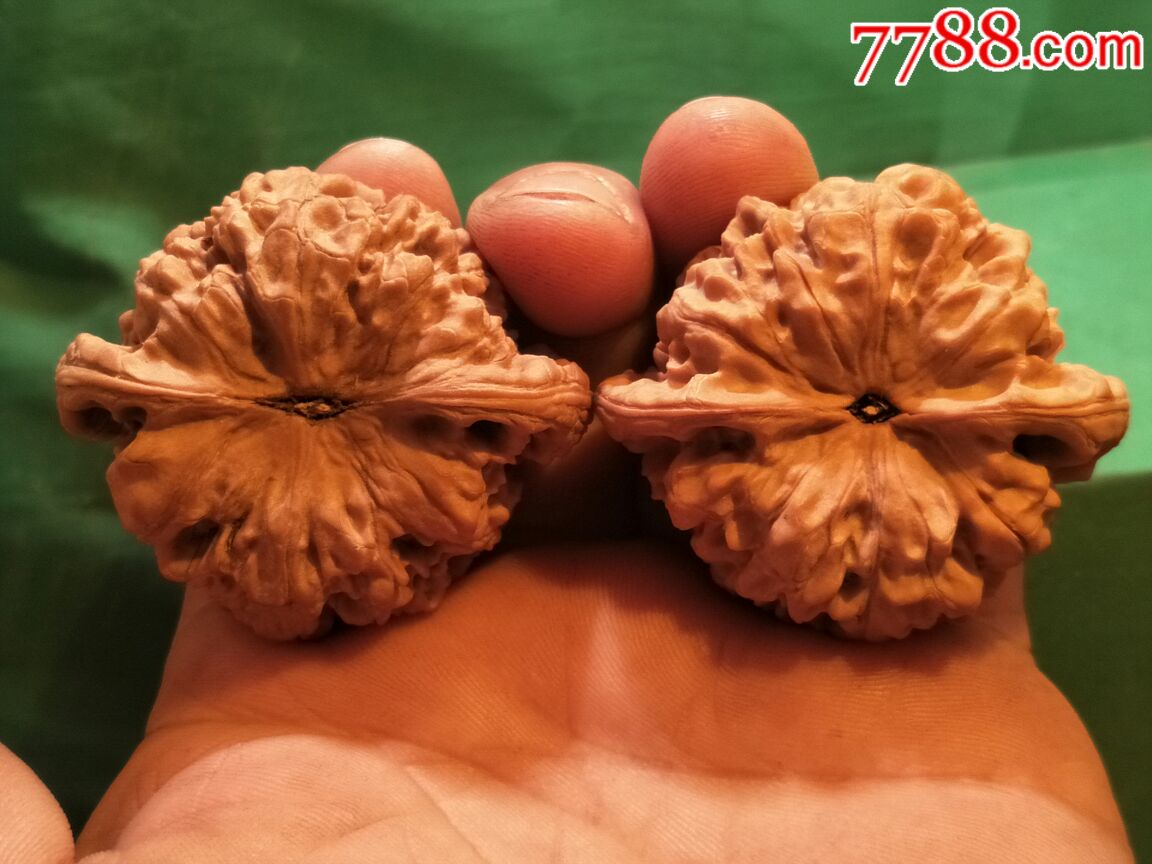 精品闷尖火焰纹大官帽_文玩核桃_第6张