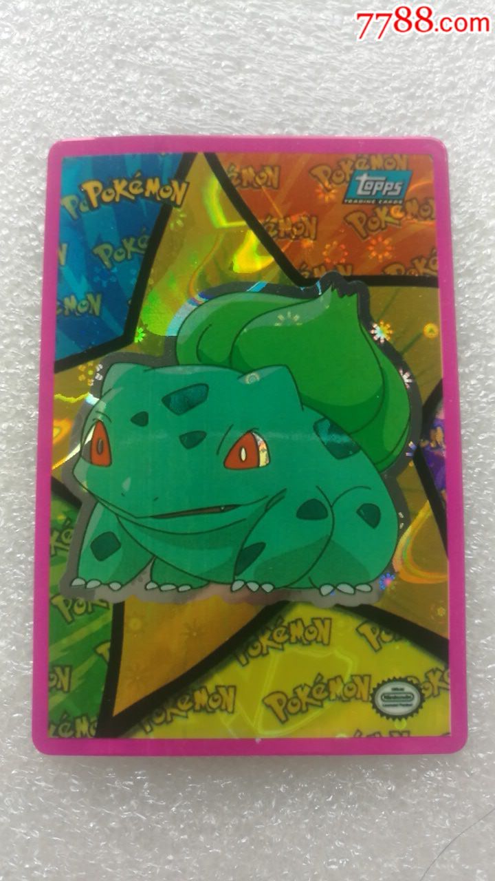 网上首见这种神奇宝贝闪卡