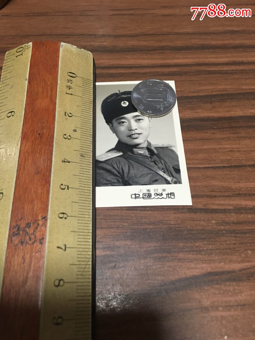 老空军军官照片一张个人照怀旧
