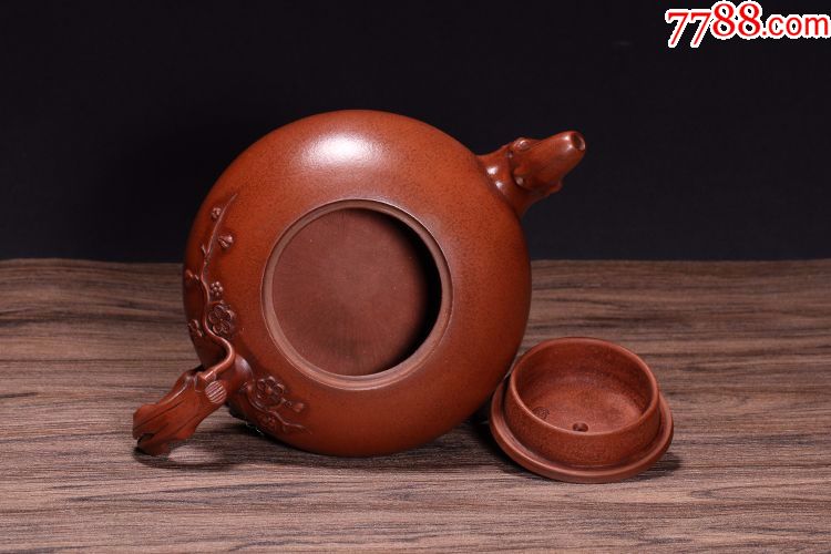 台湾回流周桂珍款全手工大品梅桩扁西施壶