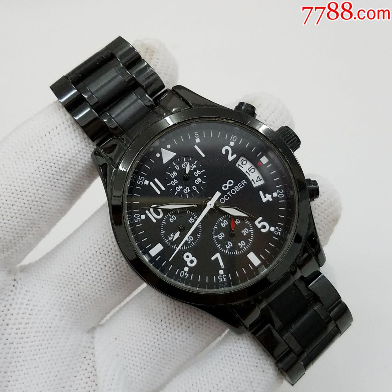 october电子计时男表【经典3眼表盘】【夜光凶猛】_手表/腕表_第3张