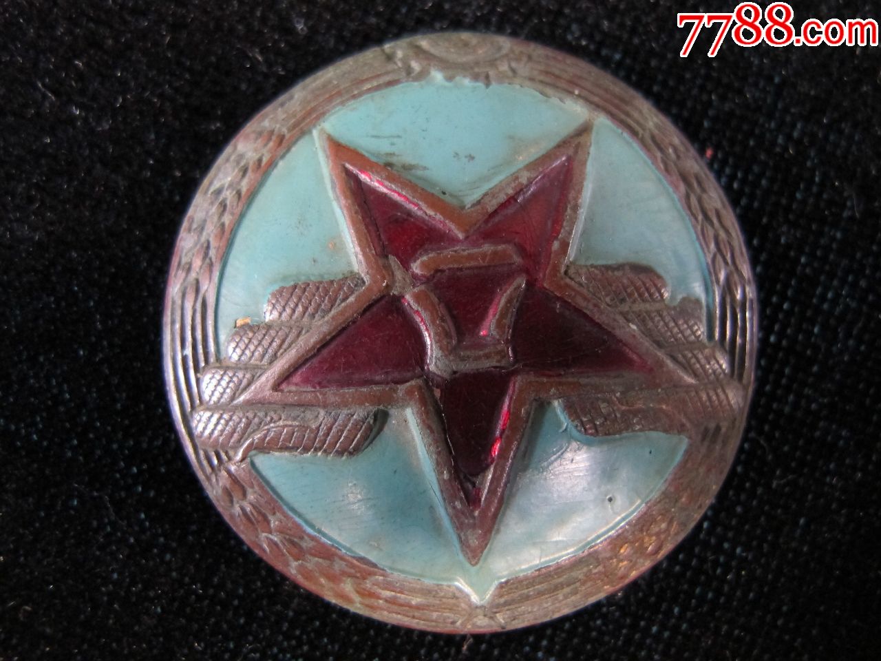 55将官礼服帽徽