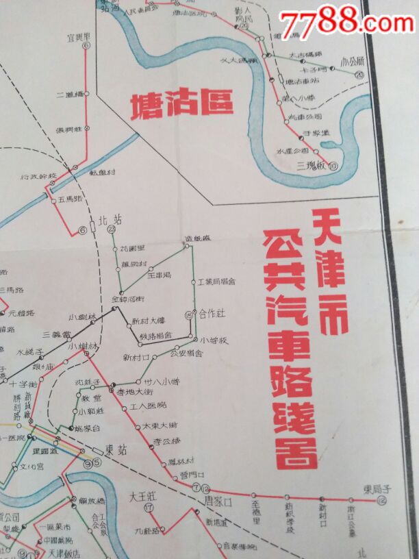天津市公共汽车路线图