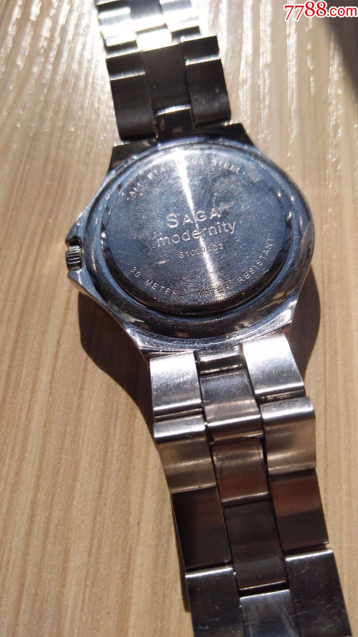世界品牌saga世家全钢腕表,手表/腕表_第3张