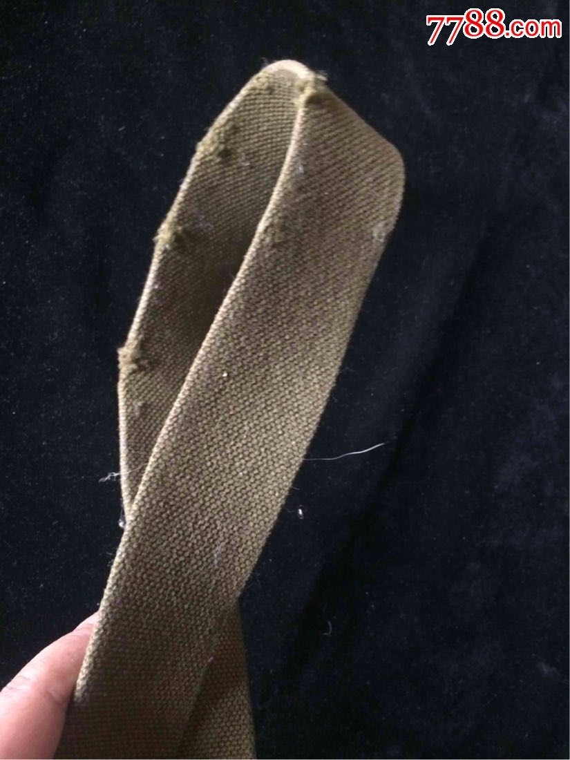 反击战时期老式帆布背带帆布武装带携具65式