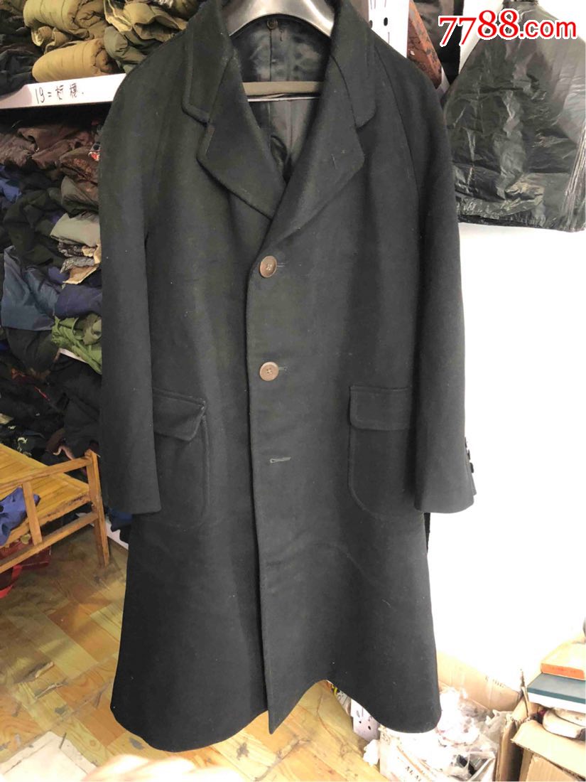 好品民国黑色呢绒大衣(山西)