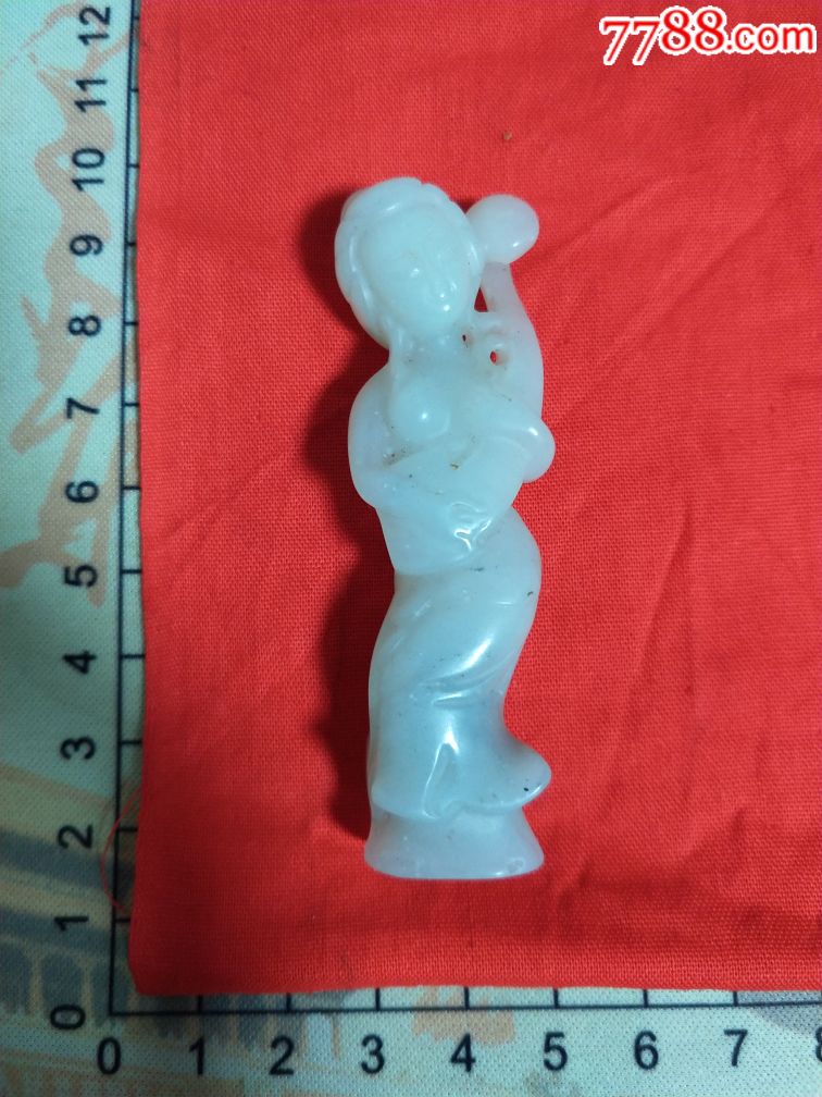 玉雕仕女摆件饰品