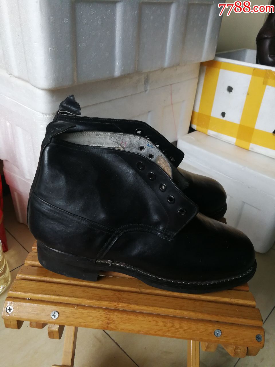 全新男士老棉皮鞋(a)