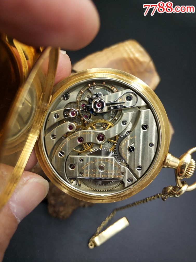 (带证书)patekphilippe百达翡丽20钻怀表