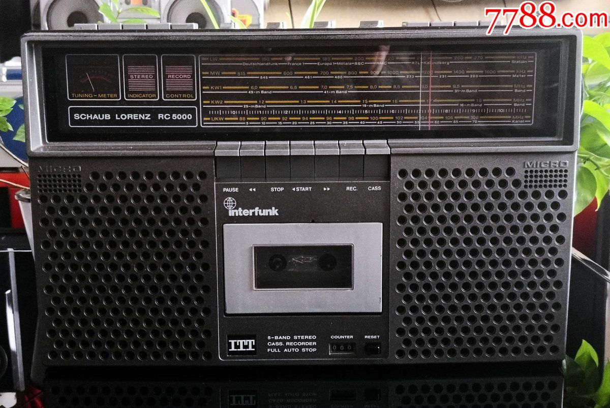 德国名品罗兰士ittrc5000旗舰型立体声收录机(古董,罕见)