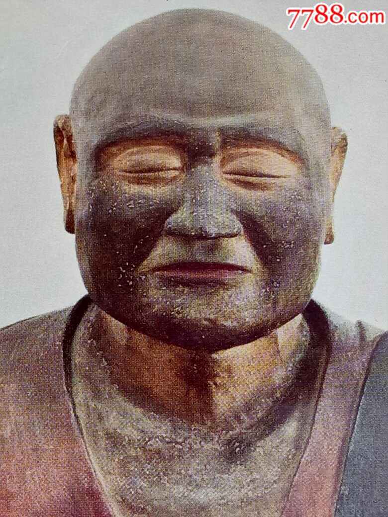 日本"便利堂"出品,国宝.鉴真大和上像,原包装,佛像/造像_第6张