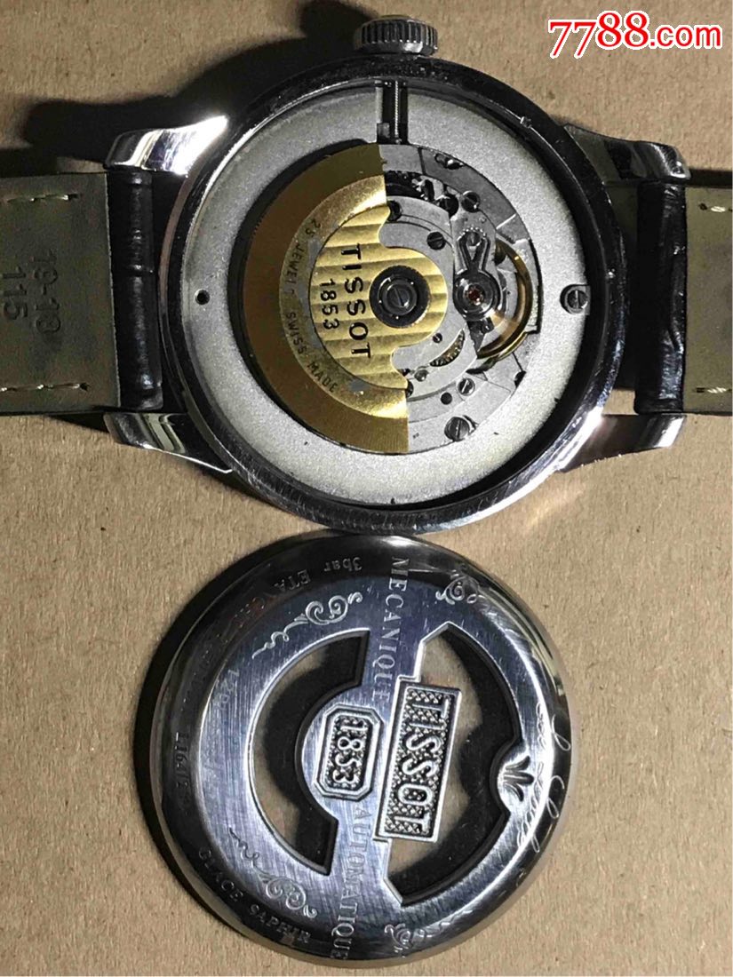 正品瑞士2824v8机芯天梭力洛克自动表,蓝宝石镜面,连把头42mm,走时