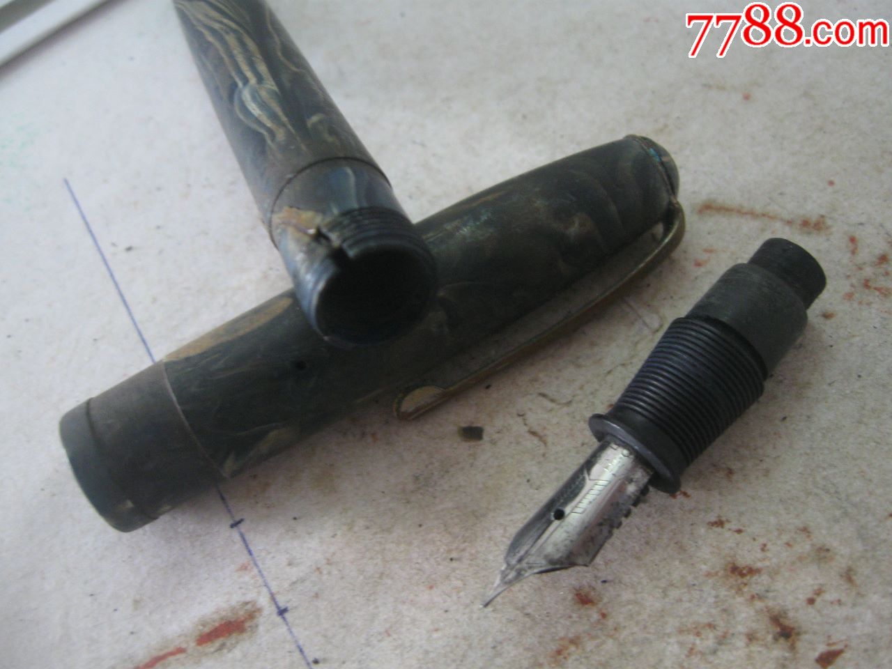 1953笔尖,烂笔一支