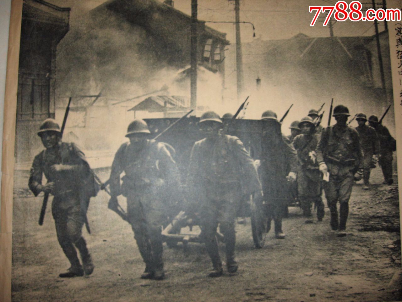 寫真特報1937年淞滬會戰尾聲日軍陸續佔領前線重要戰地準備渡過蘇州