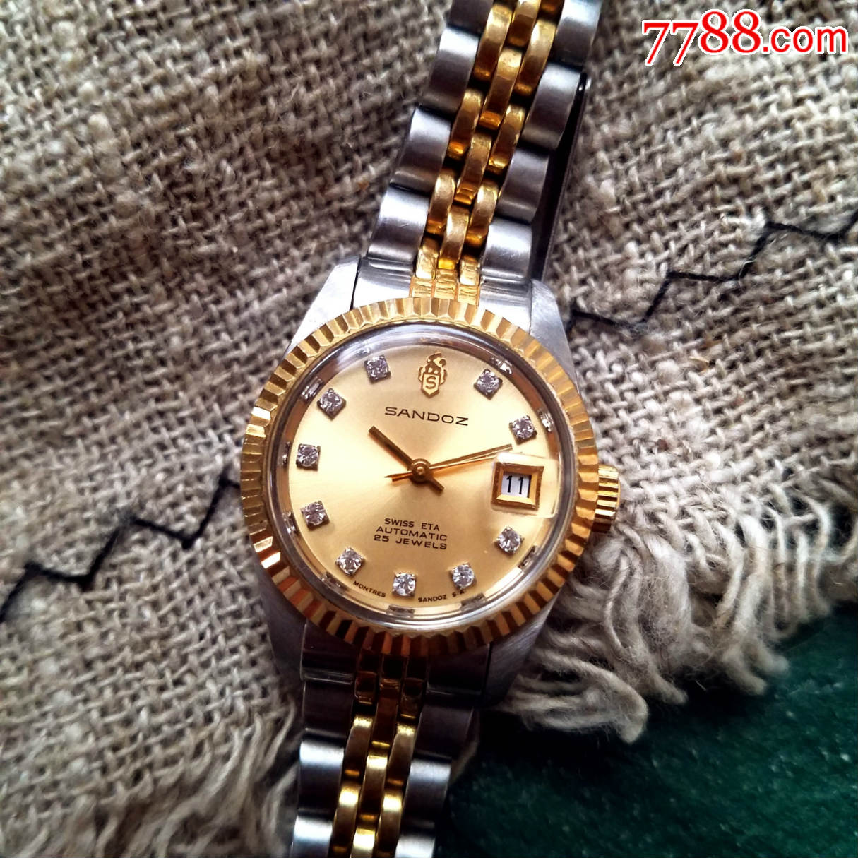 瑞士sandoz山度士-自动机械女表,手表/腕表_第2张