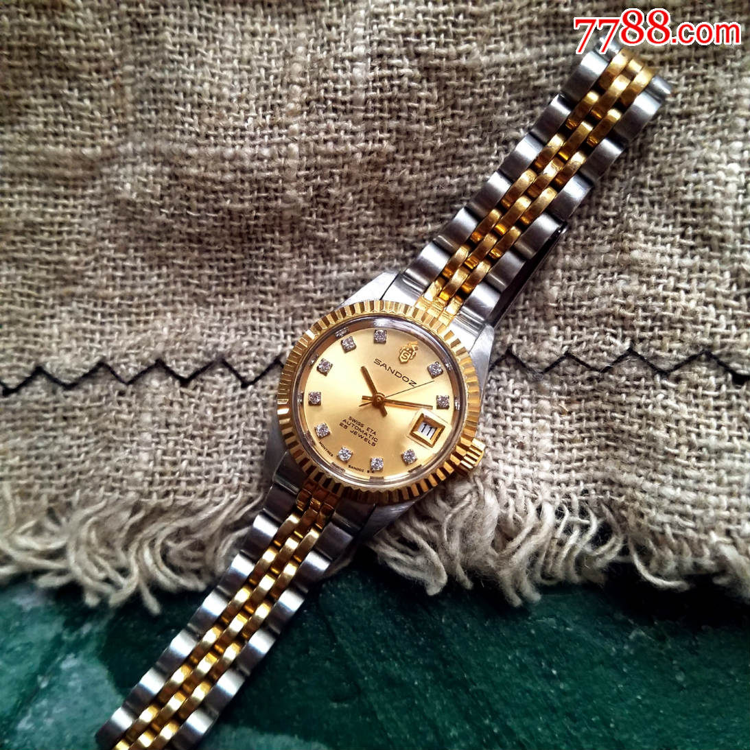 瑞士sandoz山度士-自动机械女表,手表/腕表_第3张
