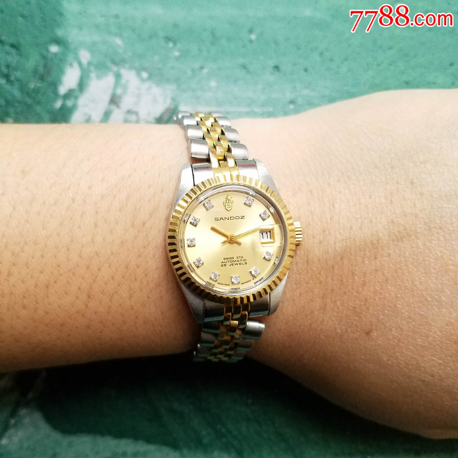 瑞士sandoz山度士-自动机械女表,手表/腕表_第8张